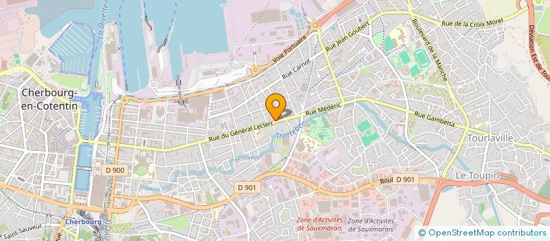 localisation de l'entreprise MADAME AXELLE FOLLEAU  CHERBOURG-EN-COTENTIN