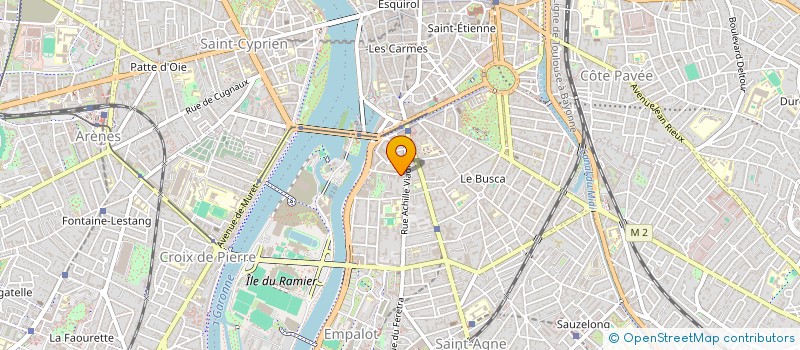 localisation de l'entreprise MADAME AXELLE FOURTOU  TOULOUSE