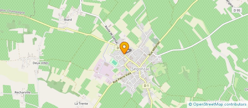 localisation de l'entreprise MADAME AXELLE FREMONT à SEGONZAC