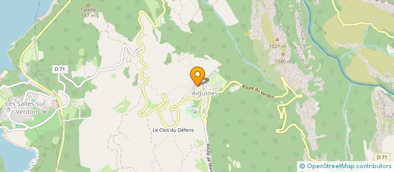 localisation de l'entreprise MADAME AXELLE GARINO  AIGUINES