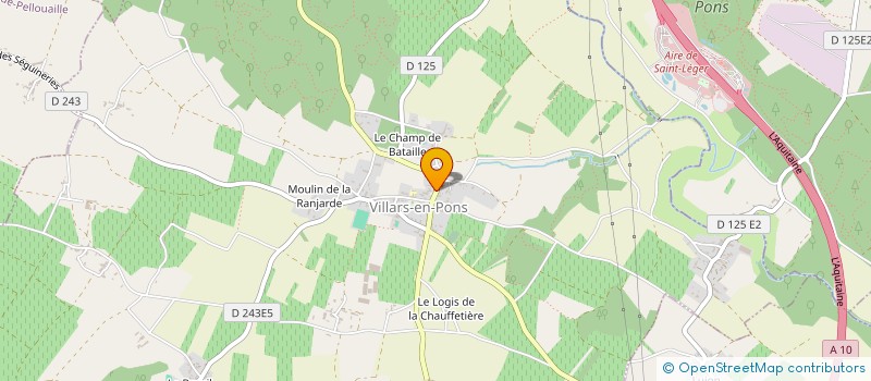 localisation de l'entreprise MADAME AXELLE GATHU  VILLARS-EN-PONS