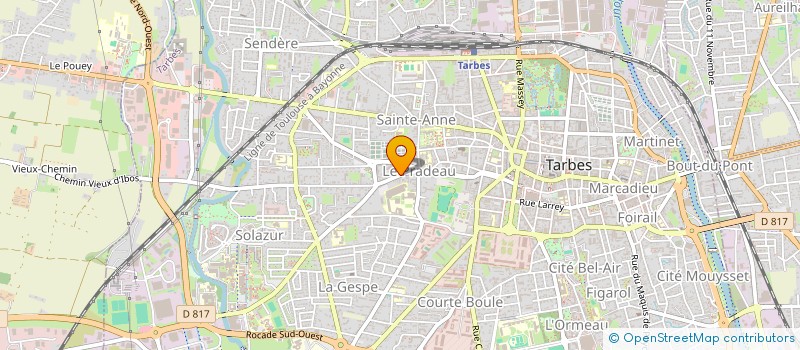 localisation de l'entreprise MADAME AXELLE GAUTIER  TARBES