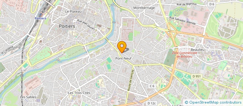 localisation de l'entreprise MADAME AXELLE GAYRAUD à POITIERS