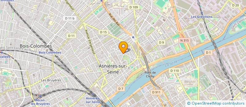localisation de l'entreprise MADAME AXELLE GAZET DU CHATELIER à ASNIERES-SUR-SEINE