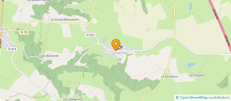 localisation de l'entreprise MADAME AXELLE GENEAU à HAUT-BOCAGE