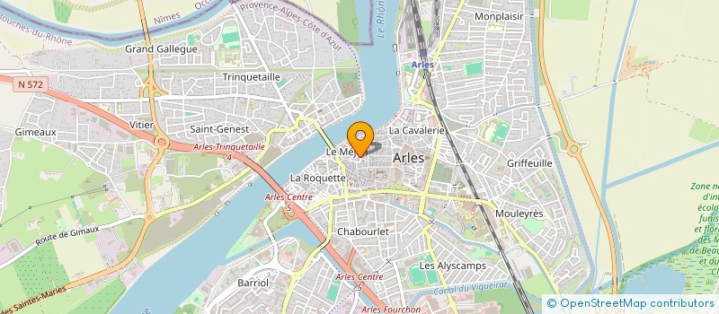 localisation de l'entreprise MADAME AXELLE GEORGES  ARLES