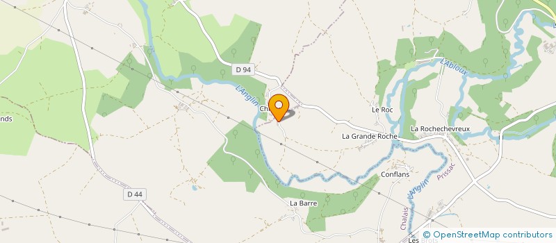 localisation de l'entreprise MADAME AXELLE GUIGNABEL à PRISSAC