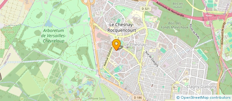 localisation de l'entreprise MADAME AXELLE GUILLAUMIN à LE CHESNAY-ROCQUENCOURT
