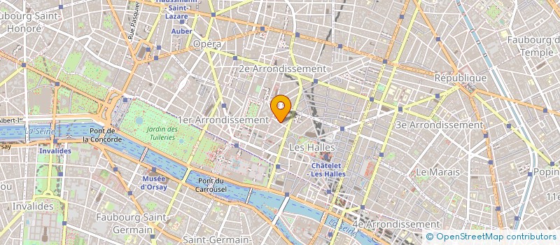 localisation de l'entreprise MADAME AXELLE HARDY  PARIS