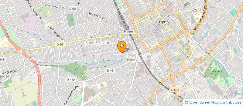 localisation de l'entreprise MADAME AXELLE HARROUE à TROYES