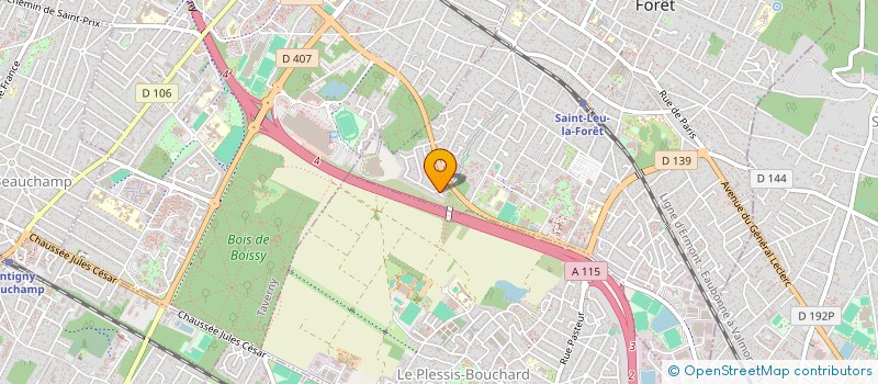 localisation de l'entreprise MADAME AXELLE HARTE  SAINT-LEU-LA-FORET