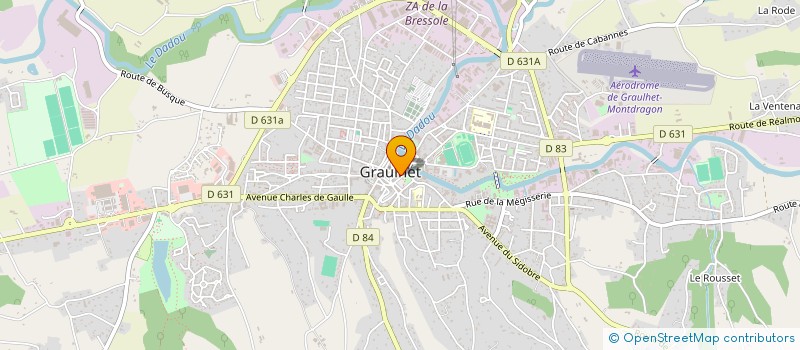 localisation de l'entreprise MADAME AXELLE HENNI  GRAULHET