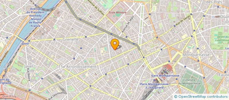 localisation de l'entreprise MADAME AXELLE HUON DE PENANSTER  PARIS