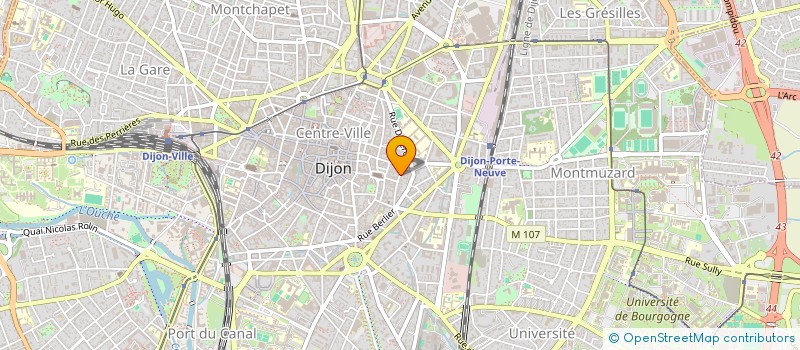 localisation de l'entreprise MADAME AXELLE LABILLE  DIJON