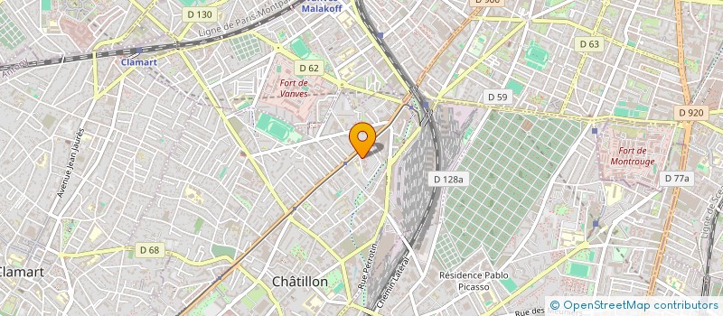 localisation de l'entreprise MADAME AXELLE LALUNG  CHATILLON