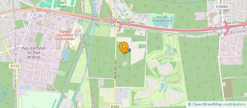 localisation de l'entreprise MADAME AXELLE LAMAUD  GUJAN-MESTRAS