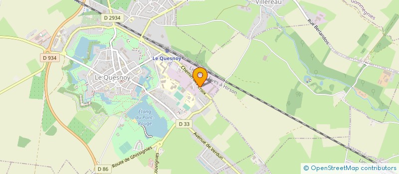 localisation de l'entreprise MADAME AXELLE LESPINE  LE QUESNOY