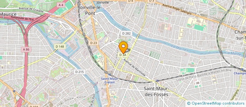 localisation de l'entreprise MADAME AXELLE LESUEUR à VINCENNES