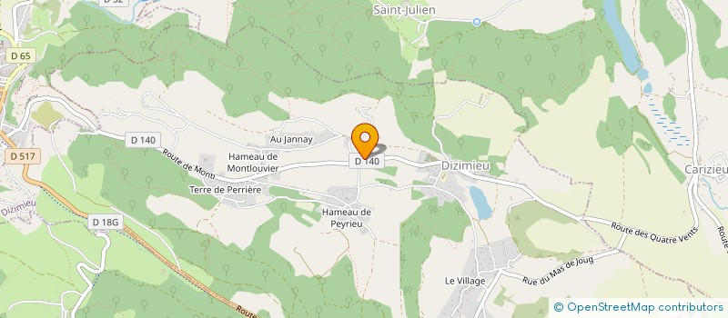 localisation de l'entreprise MADAME AXELLE LILLE-PALETTE  DIZIMIEU