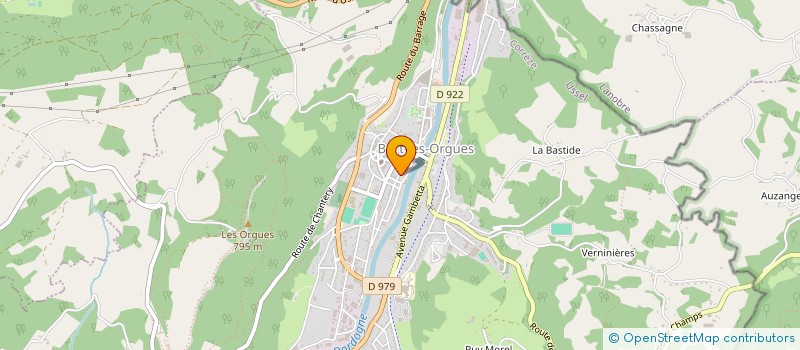 localisation de l'entreprise MADAME AXELLE LOUBET  BORT-LES-ORGUES