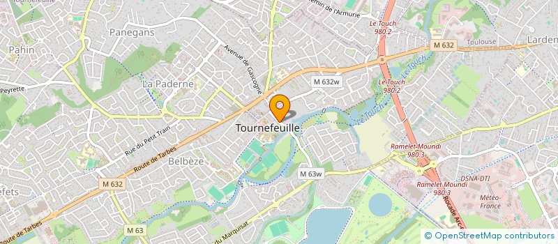 localisation de l'entreprise MADAME AXELLE LOUISE à TOURNEFEUILLE