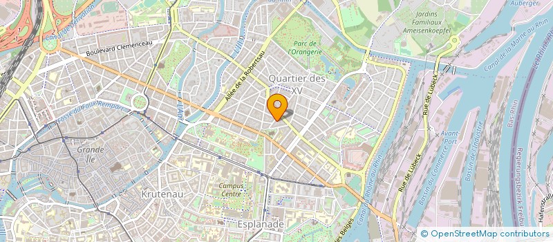 localisation de l'entreprise MADAME AXELLE LOUYS  STRASBOURG