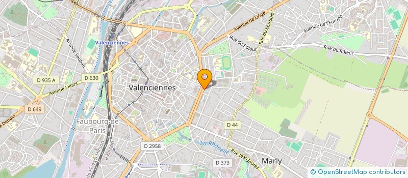 localisation de l'entreprise MADAME AXELLE MABILLE DE PONCHEVILLE à VALENCIENNES