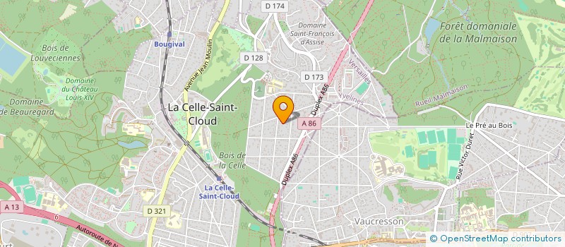 localisation de l'entreprise MADAME AXELLE MALCOR DEYDIER DE PIERREFEU  CELLE-SAINT-CLOUD (LA)