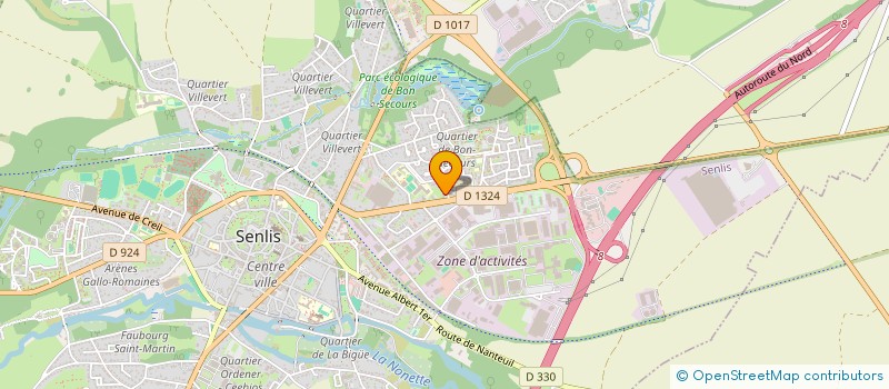 localisation de l'entreprise MADAME AXELLE MANLIUS  RIBECOURT-DRESLINCOURT