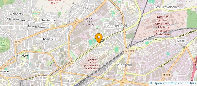 localisation de l'entreprise MADAME AXELLE MARQUET  CLERMONT-FERRAND