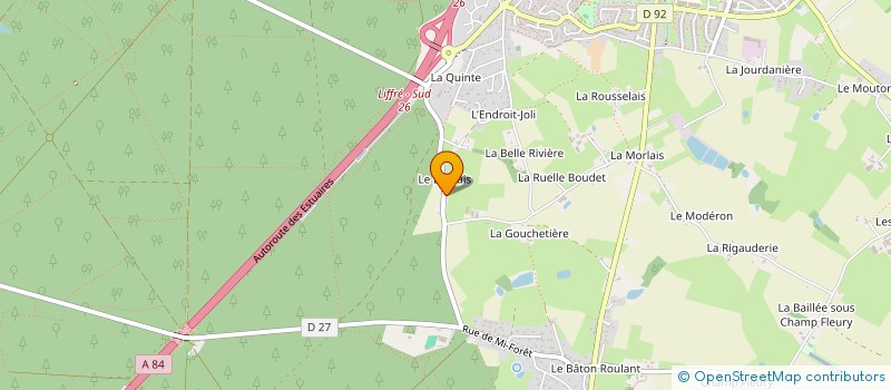 localisation de l'entreprise MADAME AXELLE MASSON à LIFFRE