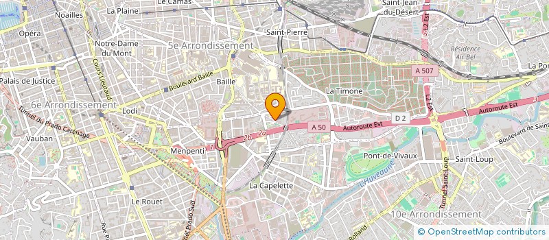 localisation de l'entreprise MADAME AXELLE MATRAT à MARSEILLE