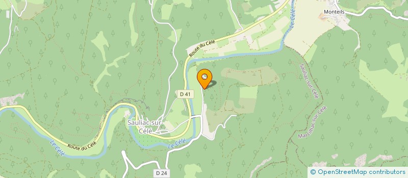 localisation de l'entreprise MADAME AXELLE MAURY-ZOGRAPHOS  SAULIAC-SUR-CELE