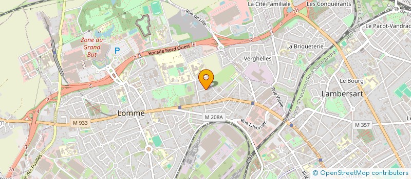 localisation de l'entreprise MADAME AXELLE MERCIER à LILLE