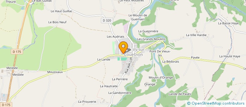 localisation de l'entreprise MADAME AXELLE MIRA  VIEUX-VY-SUR-COUESNON