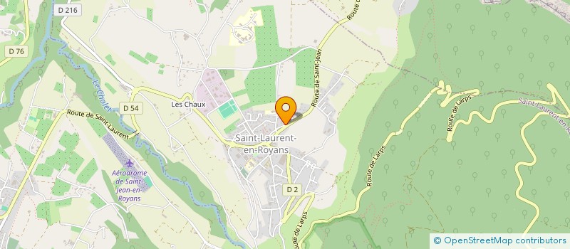 localisation de l'entreprise MADAME AXELLE MOLINARI  SAINT-LAURENT-EN-ROYANS