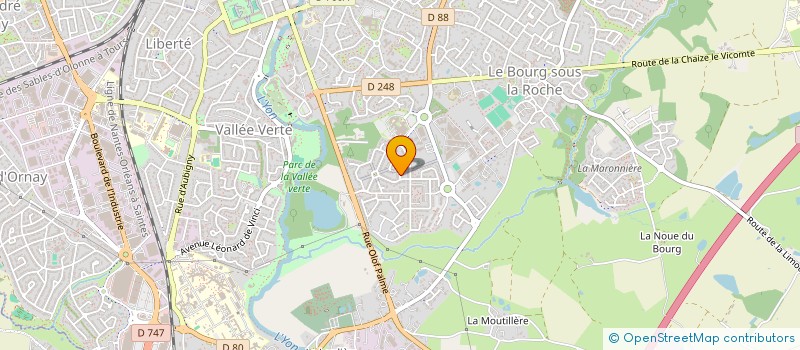 localisation de l'entreprise MADAME AXELLE MOLLE à LA ROCHE-SUR-YON