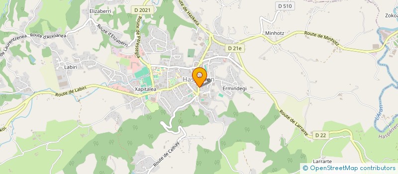 localisation de l'entreprise MADAME AXELLE MUGICA  HASPARREN