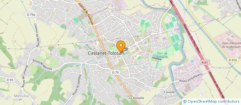 localisation de l'entreprise MADAME AXELLE NAPALA à CASTANET-TOLOSAN