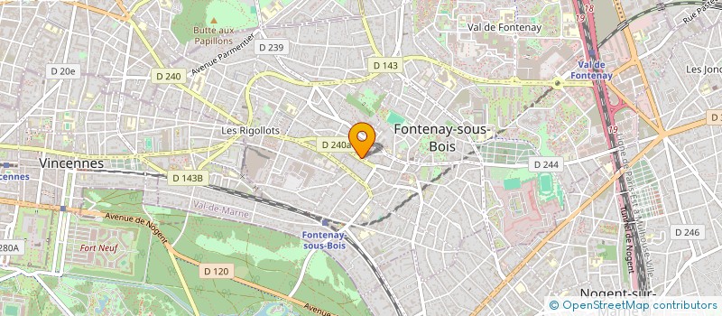 localisation de l'entreprise MADAME AXELLE NOCODIE à FONTENAY-SOUS-BOIS
