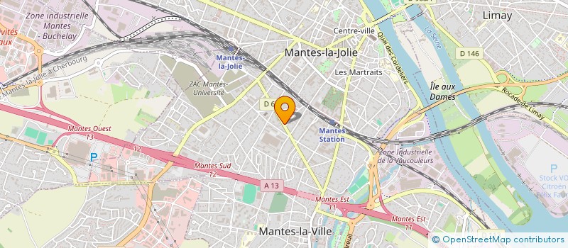 localisation de l'entreprise MADAME AXELLE NORBEC  MANTES-LA-VILLE