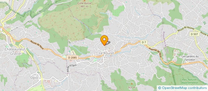 localisation de l'entreprise MADAME AXELLE OCCELLI  LE ROURET