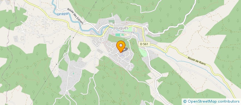 localisation de l'entreprise MADAME AXELLE ORMIERES  LA BASTIDE-DES-JOURDANS