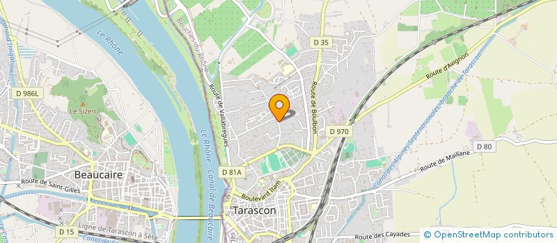 localisation de l'entreprise MADAME AXELLE PALA  TARASCON