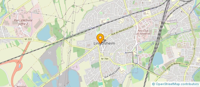 localisation de l'entreprise MADAME AXELLE PANADERO  LINGOLSHEIM