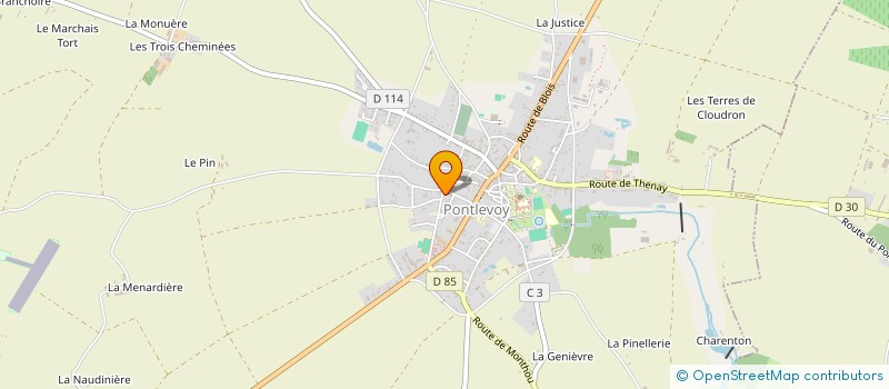 localisation de l'entreprise MADAME AXELLE PASQUIER  PONTLEVOY