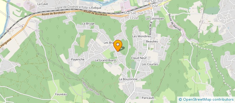 localisation de l'entreprise MADAME AXELLE PELLIZZARI  MARSAC-SUR-L'ISLE