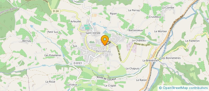 localisation de l'entreprise MADAME AXELLE PILAS  BESSENAY