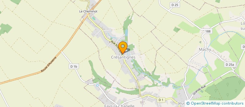 localisation de l'entreprise MADAME AXELLE PILLOT  CRESANTIGNES