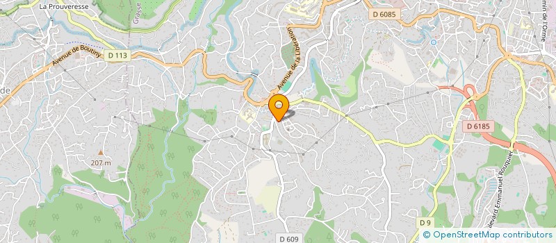 localisation de l'entreprise MADAME AXELLE PITCHEN à GRASSE
